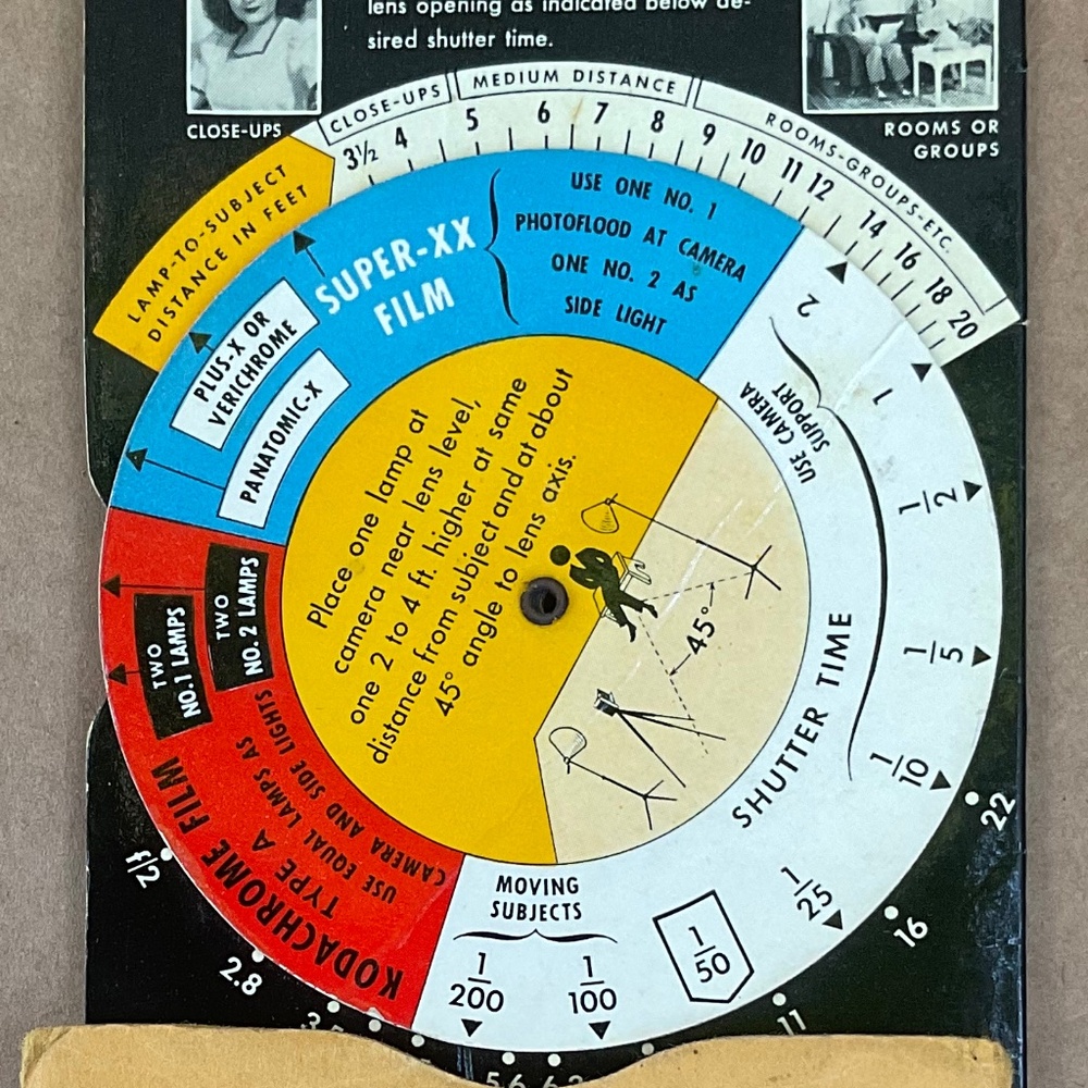 🧡 📸 Vintage Kodak exposure calculator 💚🎥
